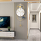Modern wall clock with bird